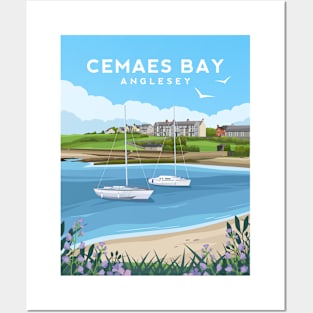 Cemaes Bay Beach, Anglesey North Wales Posters and Art